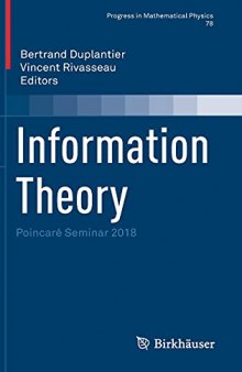 Information Theory: Poincare Seminar 2018