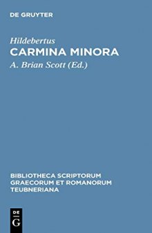 Hildebertvs: Cenomannensis Episcopvs Carmina Minora