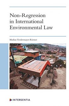 Non-Regression in International Environmental Law: Human Rights Doctrine and the Promises of Comparative International Law