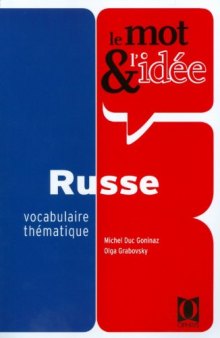 Russe : Le mot et l'idée