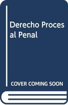 Derecho Procesal Penal