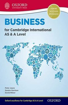 Business for Cambridge International AS & A Level (Cie a Level)