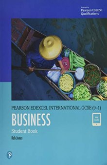 Pearson Edexcel International GCSE (9-1) Business Student Book