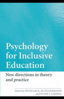 Psychology for Inclusive Education: New directions in theory and practice