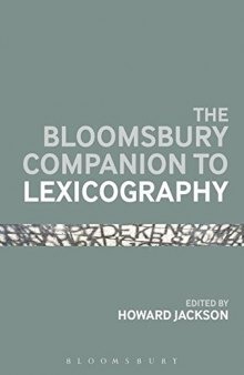 The Bloomsbury Companion To Lexicography