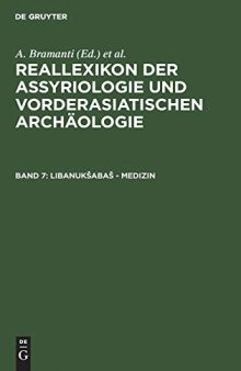 Reallexikon der Assyriologie und Vorderasiatischen Archäologie [RlA]