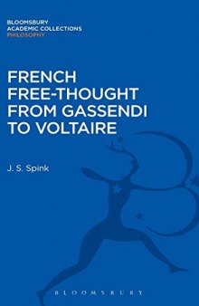 French Free-Thought from Gassendi to Voltaire