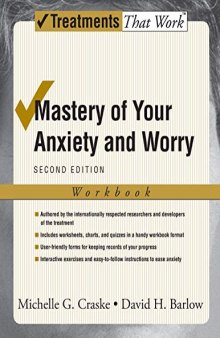 Mastery of your anxiety and worry client workbook
