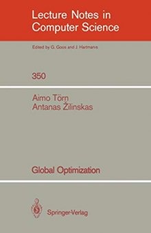 Global Optimization: 350 (Lecture Notes in Computer Science, 350)