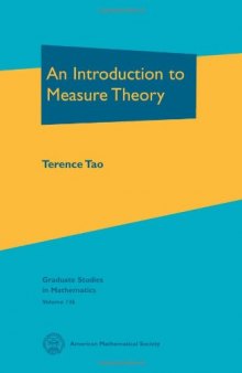 An Introduction to Measure Theory (Graduate Studies in Mathematics)