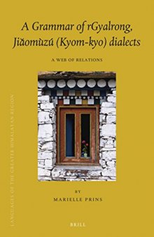 A Grammar of rGyalrong, Jiaomuzu (Kyom-kyo) dialects: A Web of Relations