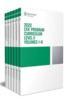 2022 CFA Program Curriculum Level II Box Set (vol. 1-6)