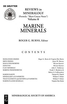 Marine Minerals