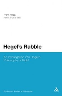 Hegel's Rabble: An Investigation into Hegel's Philosophy of Right
