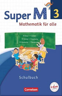 Super M 3. Schuljahr. Schülerbuch mit Kartonbeilagen. Westliche Bundesländer