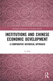 Institutions and Chinese Economic Development: A Comparative Historical Approach