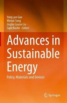 Advances in Sustainable Energy: Policy, Materials and Devices