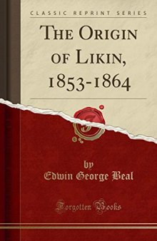 The Origin of Likin, 1853-1864