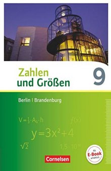 Zahlen und Größen 9. Schuljahr - Berlin und Brandenburg - Schülerbuch