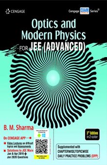 Optics and Modern Physics for JEE (Advanced), 3rd edition