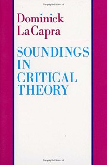 Soundings in Critical Theory