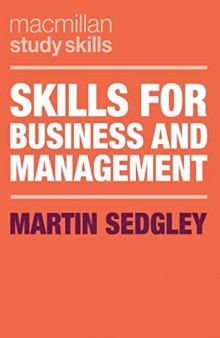 Skills for Business and Management (Macmillan Study Skills, 76)