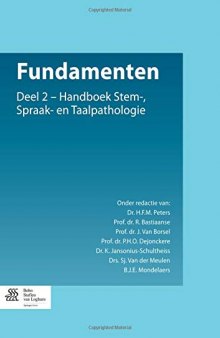 Fundamenten: Handboek Stem–, Spraak– en Taalpathologie 2