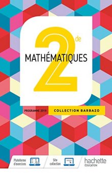 Mathématiques Barbazo 2nde, Livre Élève