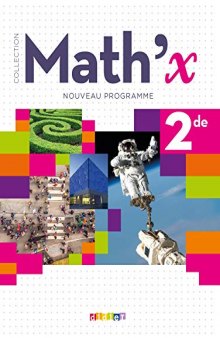 Math 'X 2de (Ed.2019) - Livre