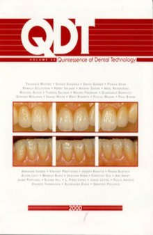Qdt 2000: Quintessence of Dental Technology (QDT QUINTESSENCE OF DENTAL TECHNOLOGY)