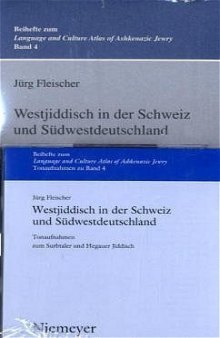 Westjiddisch in der Schweiz und Südwestdeutschland