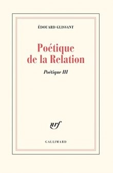 Poétique de la relation