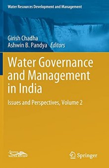 Water Governance and Management in India: Issues and Perspectives