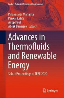 Advances in Thermofluids and Renewable Energy: Select Proceedings of TFRE 2020