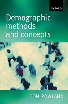 Demographic Methods and Concepts - CD ROM