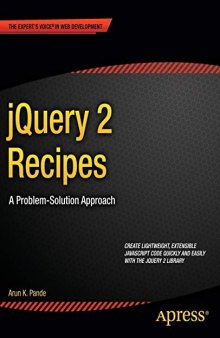 jQuery 2 Recipes: A Problem-Solution Approach