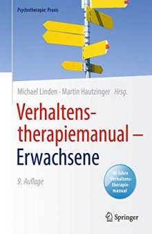 Verhaltenstherapiemanual – Erwachsene (German Edition)