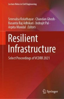 Resilient Infrastructure: Select Proceedings of VCDRR 2021