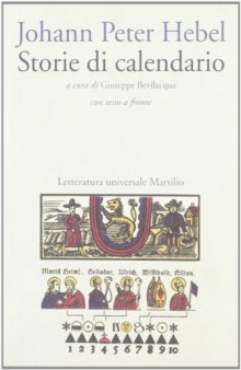 Storie di calendario. Testo a fronte