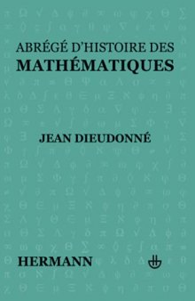Abrégé d'histoire des  mathématiques  1700-1900