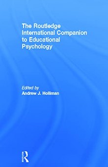 The Routledge International Companion to Educational Psychology