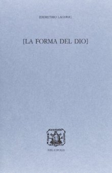 La forma del dio (PHerc. 1055). Edizione, traduzione e commento