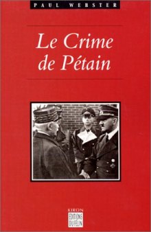 Le Crime de Pétain