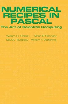 Numerical Recipes in Pascal
