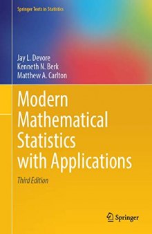 Modern Mathematical Statistics with Applications (Springer Texts in Statistics)