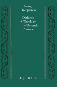 Dialectic and Theology in the Eleventh Century