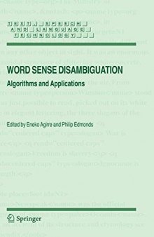 Word Sense Disambiguation. Algorithms and Applications