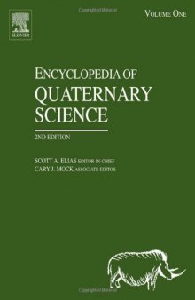 Encyclopedia of Quaternary Science, Second Edition