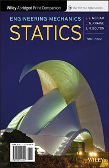 Wiley Abridged Print Companion for Engineering Mechanics: Statics | 9th Edition