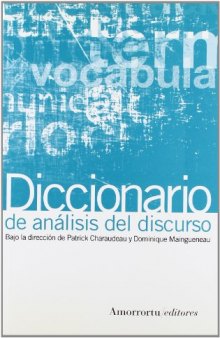 Diccionario de análisis del discurso (Diccionarios)